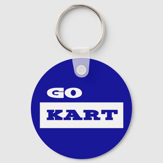 Go Kart Schlüsselanhänger (Vorderseite)