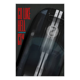 Go like Hell GT40 1966 Poster