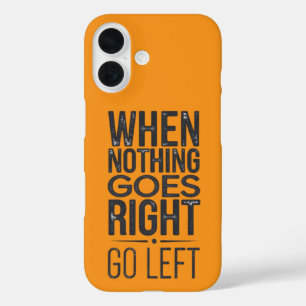 Go Links Motivierend Kostenvoranschlag für mobile  iPhone 16 Hülle