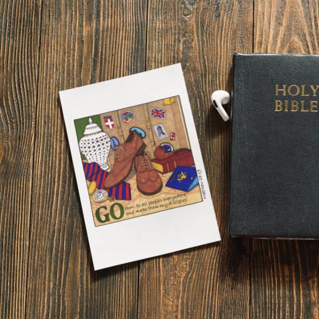 Go Make Disciples Pastor Apprecision Card Dankeskarte (Von Creator hochgeladen)