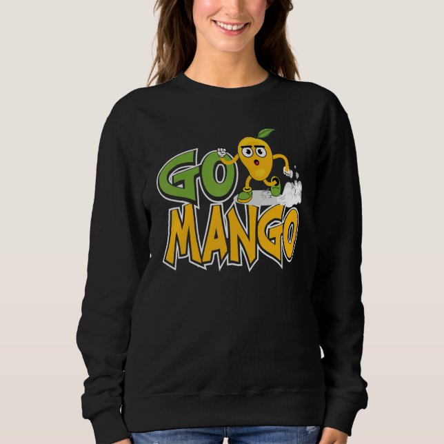 Go Mangoes Fruit   Women Mangoes Love Sweatshirt (Vorderseite)