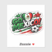 GO MEXICO Fußballfan | Mexikanischer Stolz Fußb
