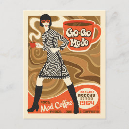 Go-Mojo-Kaffee Postkarte