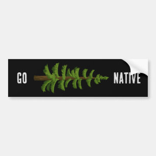 Go Native Garening Autoaufkleber