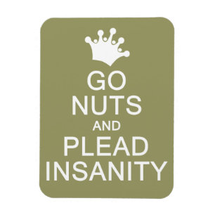 GO NUTS benutzerdefinierter Farbmagnet Magnet