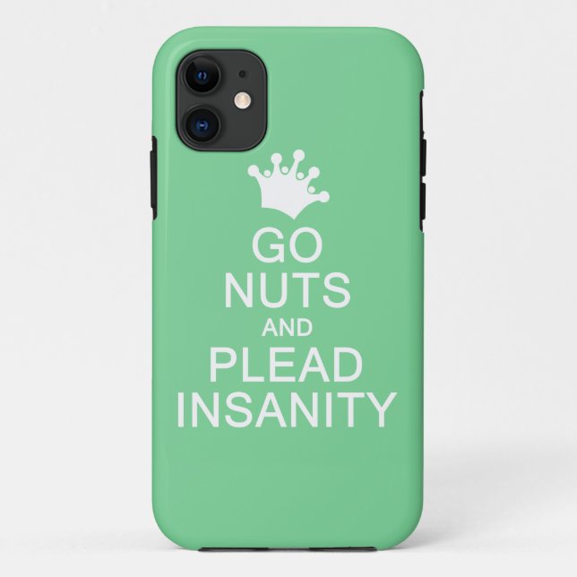 GO NUTS benutzerdefiniertes iPhone Gehäuse Case-Mate iPhone Hülle (Rückseite)