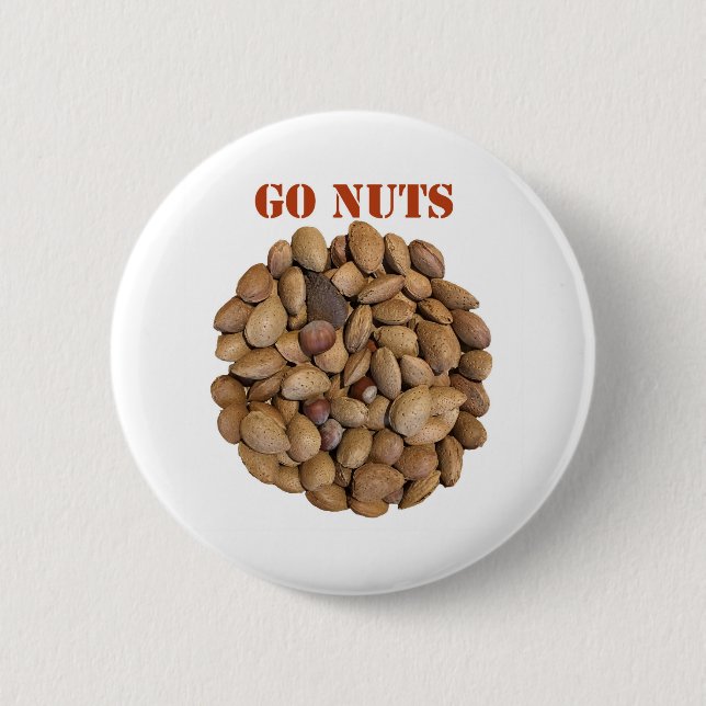 Go Nuts Button (Vorderseite)