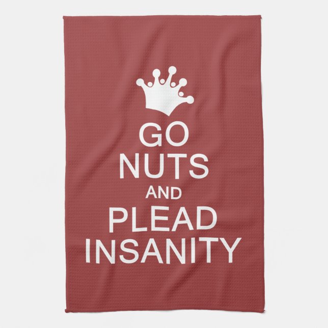 GO NUTS Küchenhandtuch Handtuch (Vertikal)