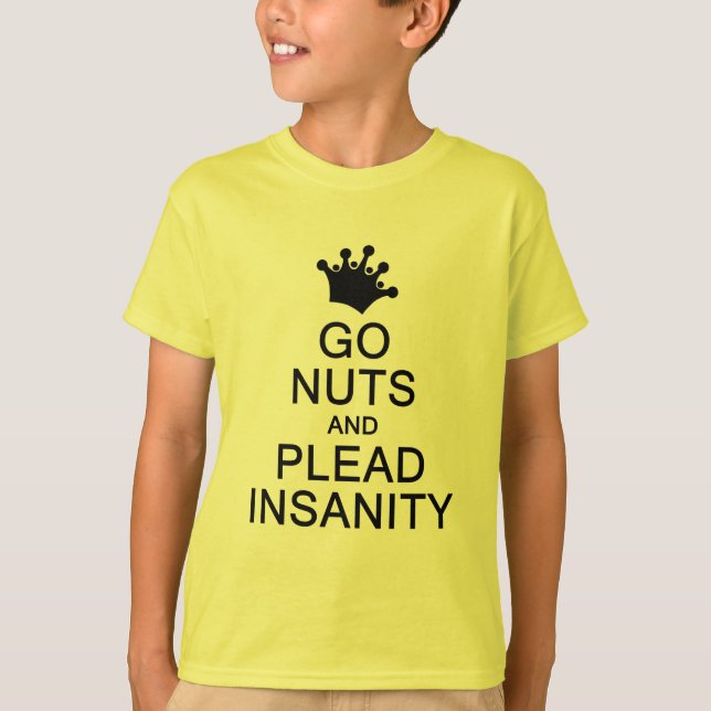 GO NUTS Shirt - wählen Sie Stil & Farbe (Vorderseite)