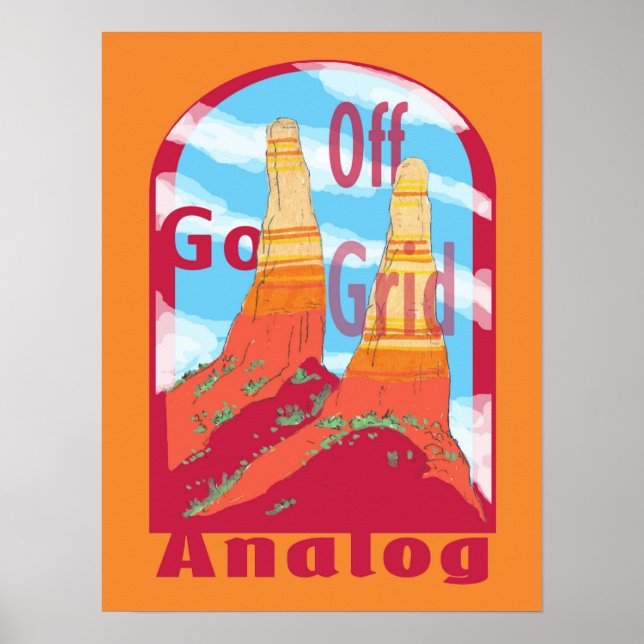Go Off Grid Poster (Vorne)