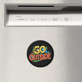 Go Outdoor Adventure Magnet