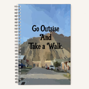 "Go Outside Bullet Journal" Notizbuch