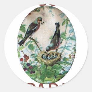 Go Papa Runder Aufkleber