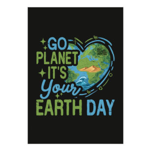 Go Planet, dein Tag der Erde Fotodruck