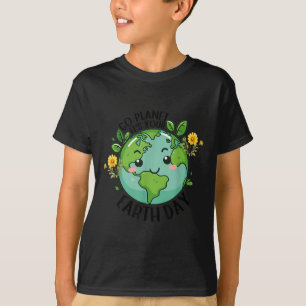 Go Planet Ihre Erde Tag 2025 Lehrer Kinder reduzie T-Shirt
