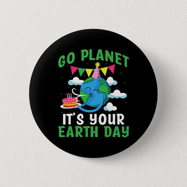Go Planet Ihre Erde Tag 4 Button (Vorderseite)