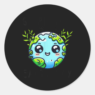 Go Planet Ihre Erde Tag Lehrer Kinder Mädchen Bo Runder Aufkleber