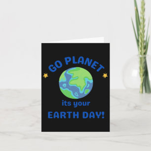 Go Planet ist der Tag Ihrer Erde 6 Karte