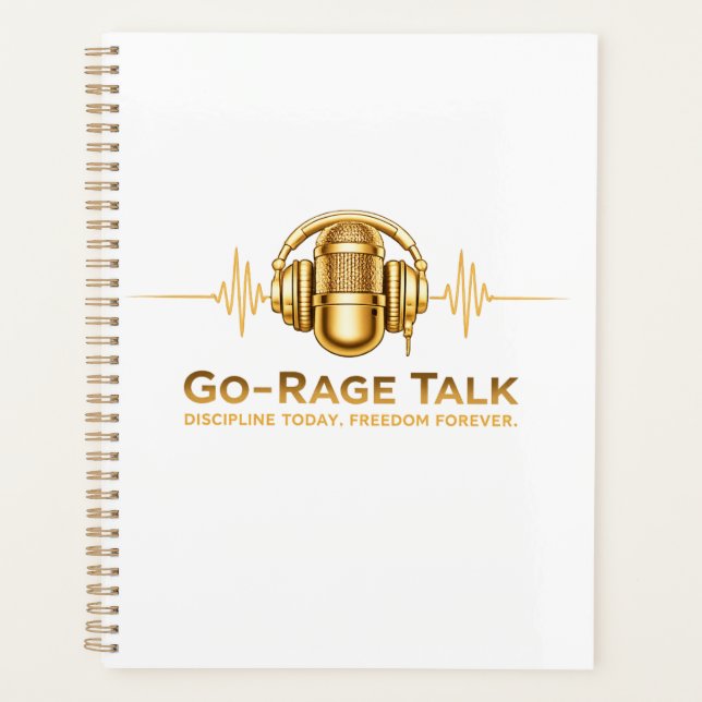 Go-rage Talk Disziplinplaner Planer (Vorderseite)