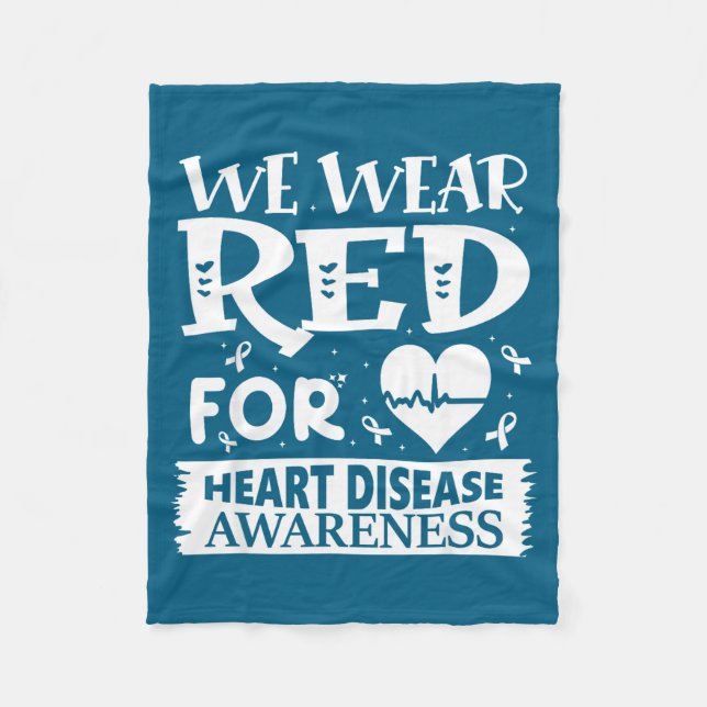 Go Red – Awareness For Us Heart Health Month In Fe Fleecedecke (Vorderseite)