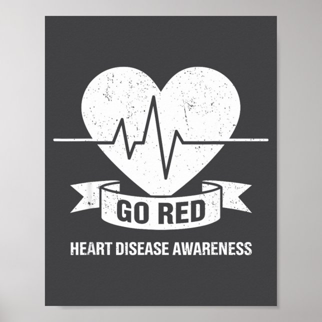 Go Red For Women American Chd Heart Disease Month  Poster (Vorne)