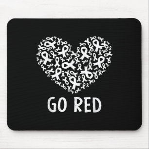 Go Red For Women American Heart Disease Monat vor  Mousepad