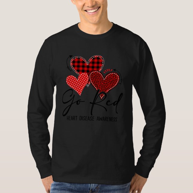 Go Red For Womens Heart Disease Awareness Month Le T-Shirt (Vorderseite)