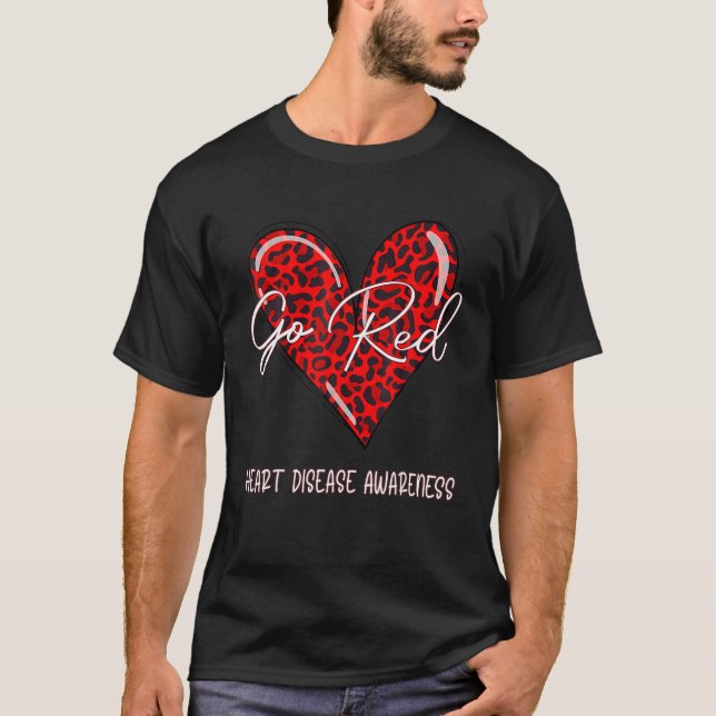 Go Red For Womens Heart Disease Awareness Month Le T-Shirt (Vorderseite)