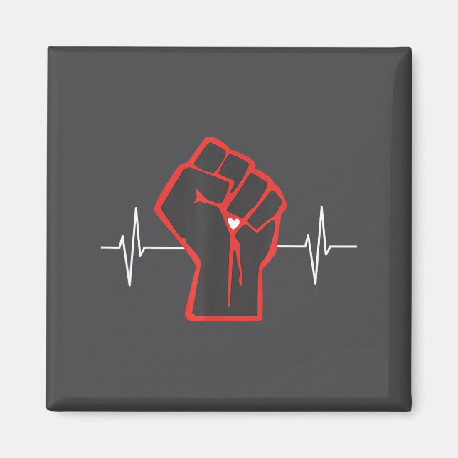 Go Red Heart Disease Awareness Month  Magnet (Vorne)