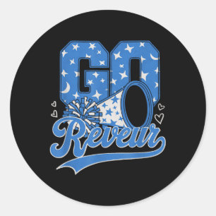 Go Reveur Dreamer _ Niedlich Chefredakteur Schule Runder Aufkleber