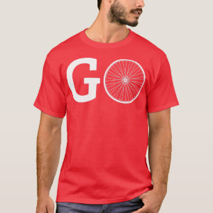 GO Roadbike Wheel Design T-Shirt