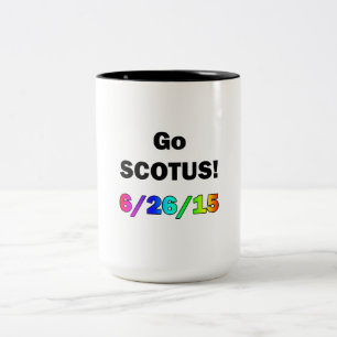Go SCOTUS Zweifarbige Tasse