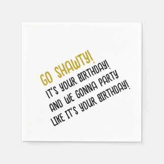 Go Shawty Cocktail Napkins Serviette