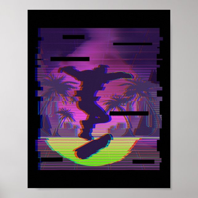 Go Skateboarding And Do Cool Tricks  Poster (Vorne)