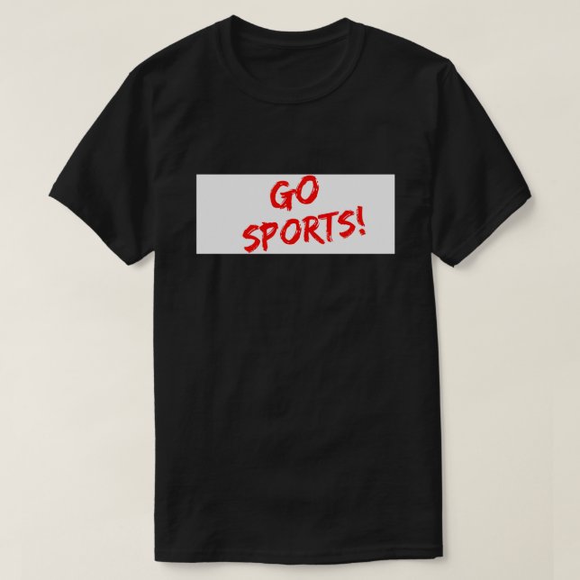 Go Sport für alle Sportarten T-Shirt (Design vorne)