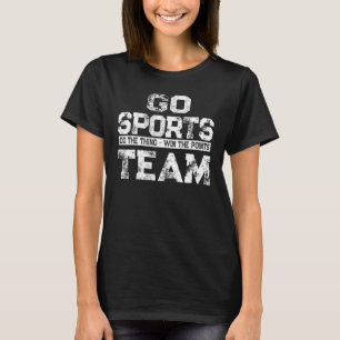 Go Sport machen die Sache gewinnen die Punkte Team T-Shirt