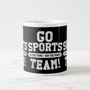 Go Sport Team! Funny Sports Jumbo-Tasse