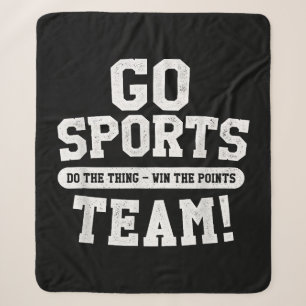 Go Sport Team! Funny Sports Sherpadecke