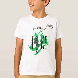 "Go take a wandern" Anpassbare Jungs T-Shirt