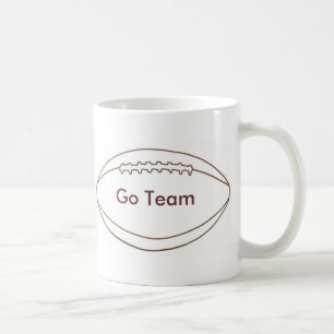 Go Team Custom Football Kontur Tasse