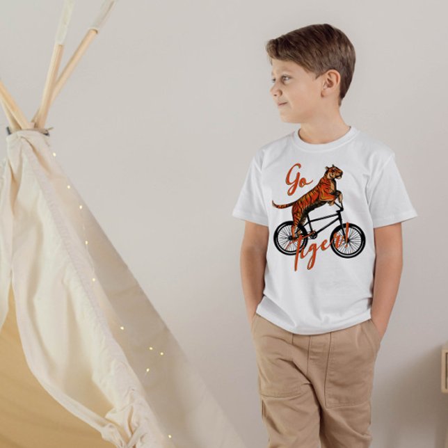 Go Tiger Bicycle T-Shirt (Von Creator hochgeladen)