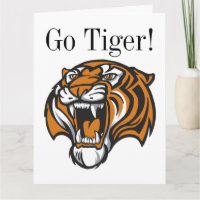 Go Tiger BIG Greeting Card - SRF