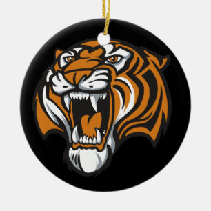 Go Tiger Keramikornament