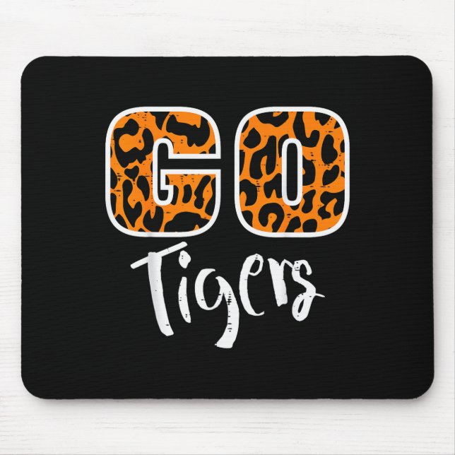 Go Tiger Men Women Kids Girls Youth Boys Teen  Mousepad (Vorne)