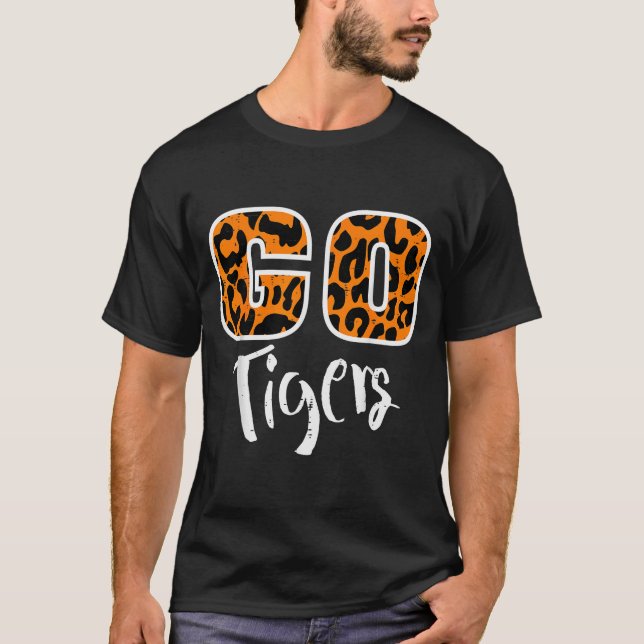 Go Tiger Men Women Kids Girls Youth Boys Teen  T-Shirt (Vorderseite)