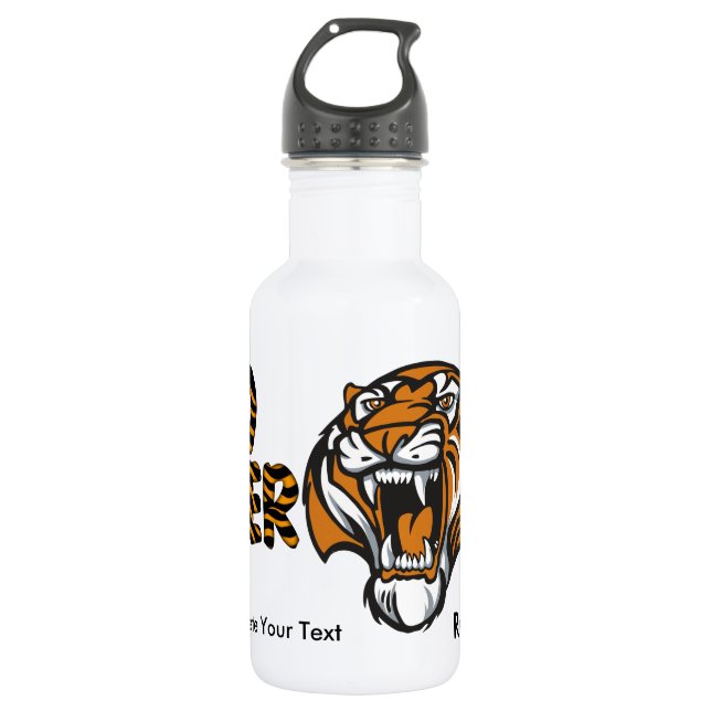 Go Tiger - SRF Trinkflasche (Vorderseite)