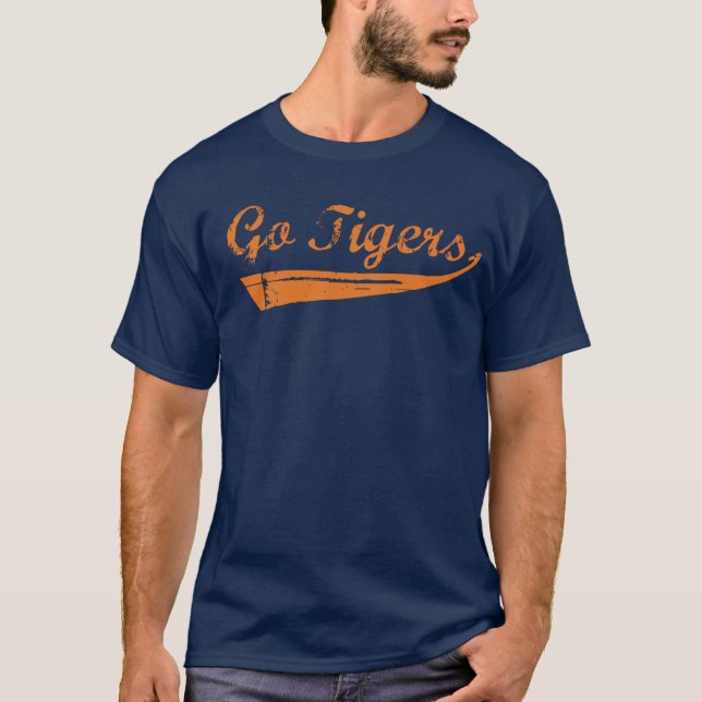 Go Tigers Vintag (Orange) T-Shirt (Vorderseite)