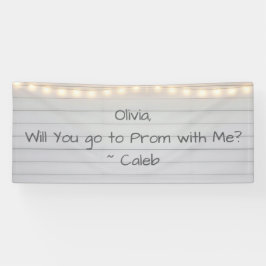  Go to Prom with Me | Romantic Promposal Banner