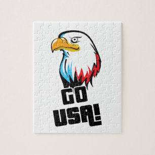 Go USA! american Eagle Puzzle