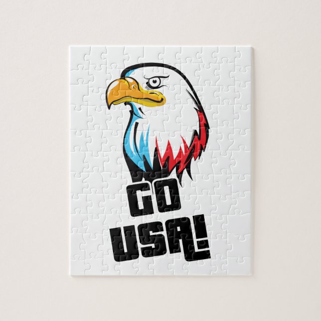 Go USA! american Eagle Puzzle (Vertikal)